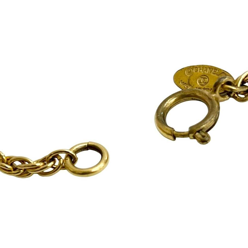 CHANEL Authentic Vintage Gold Logo Necklace - Picture 3 of 5